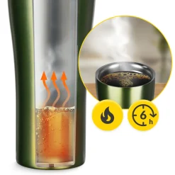 4FIZJO Kubek termiczny Mountain Goat TRAVEL 380 ml zielony Online
