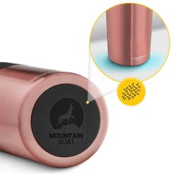 4FIZJO Kubek termiczny Mountain Goat TRAVEL 450 ml różowy Discount