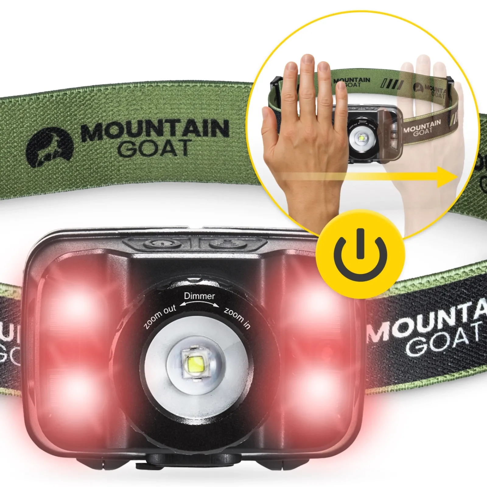 4FIZJO Latarka czołowa LED Mountain Goat Sale