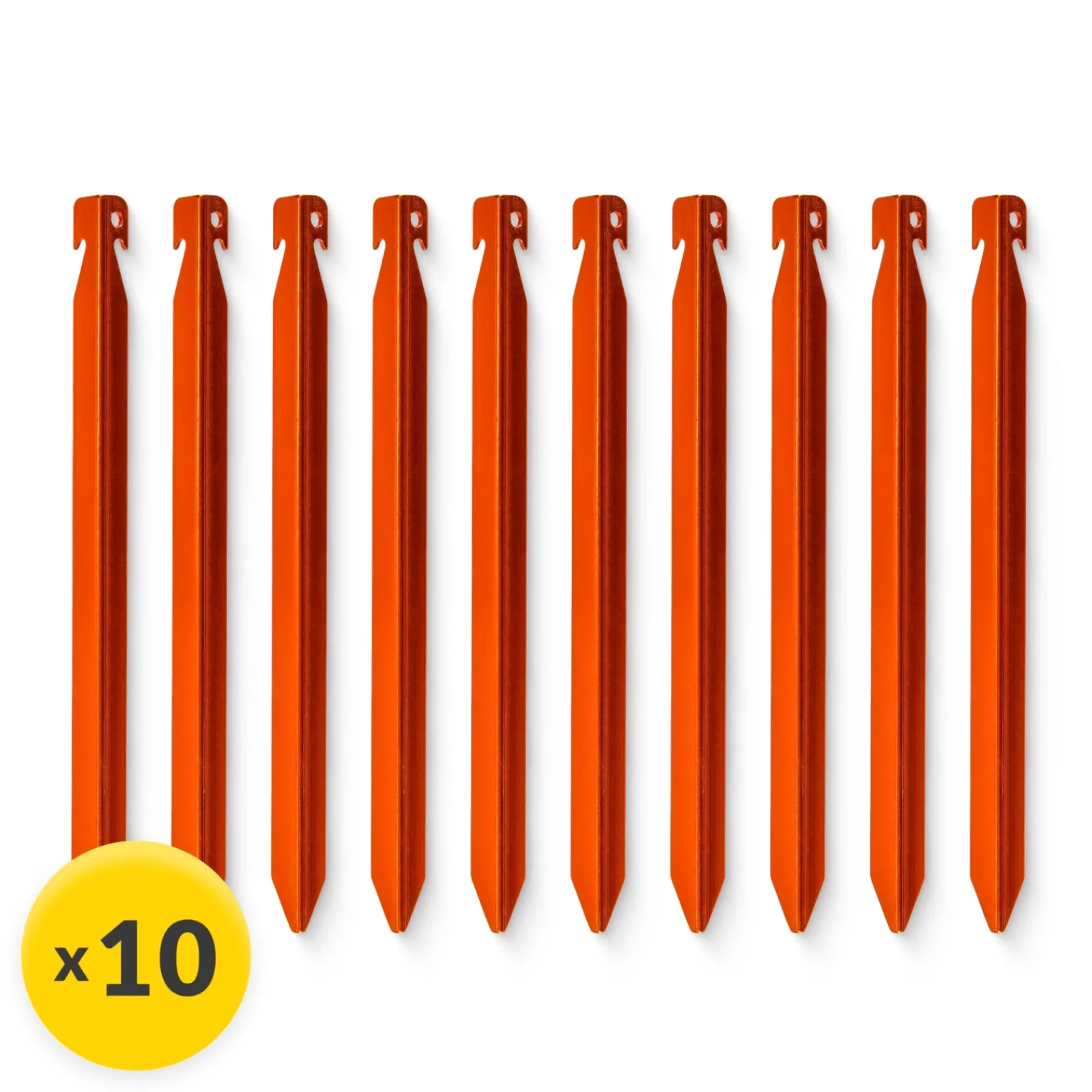 4FIZJO Śledzie aluminiowe do namiotu 18 cm V-kształtne 10 szt. Discount