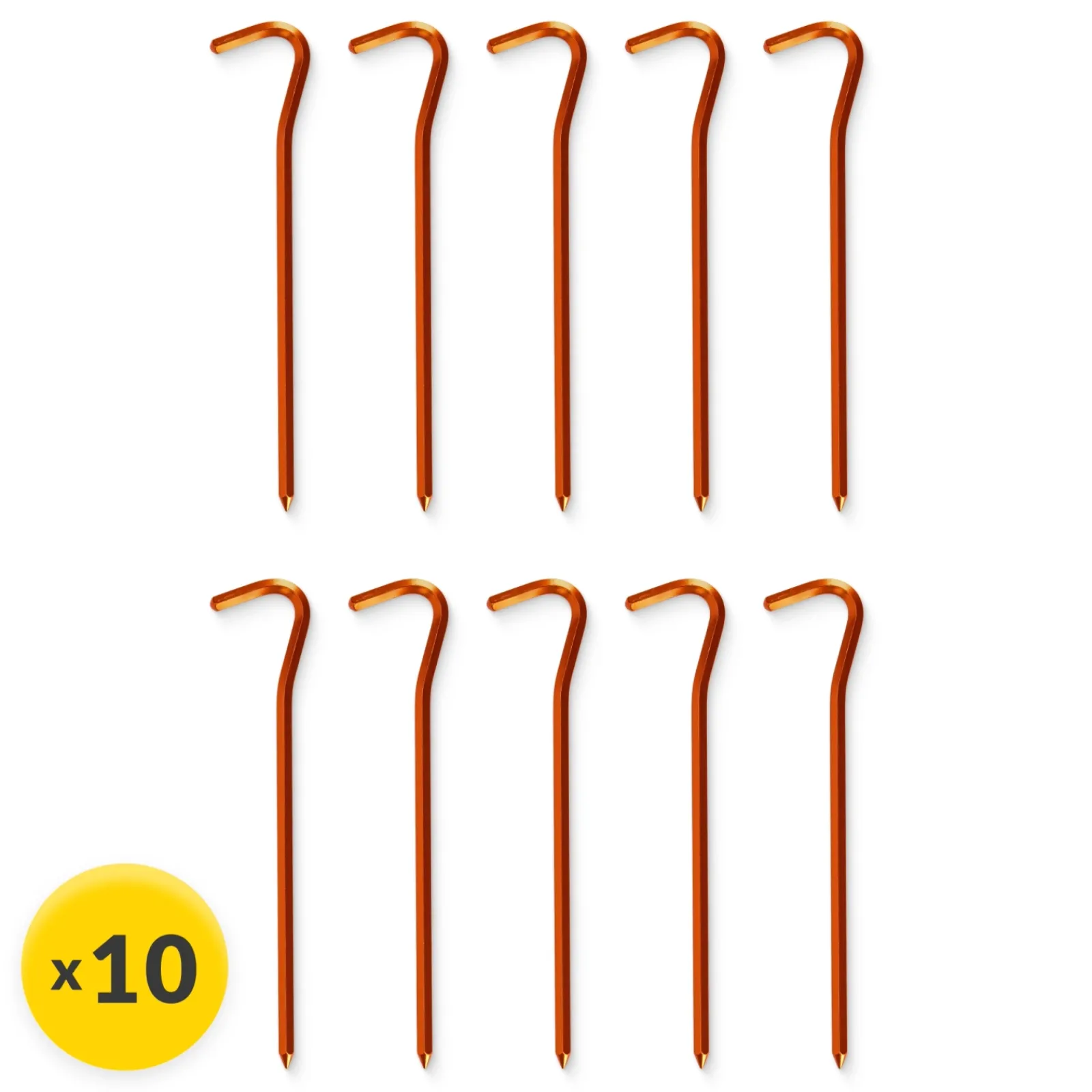 4FIZJO Śledzie aluminiowe do namiotu 10 szt. Discount