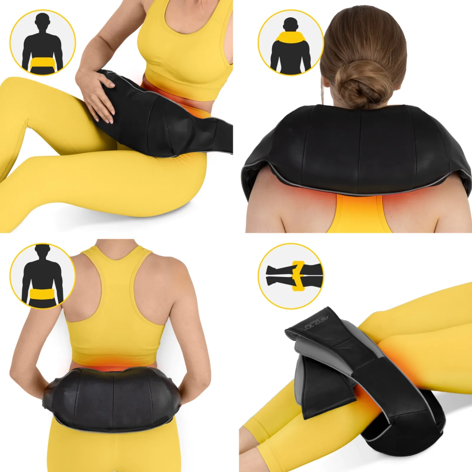 4FIZJO Masażer do karku i szyi SHIATSU PRO+ szary Clearance