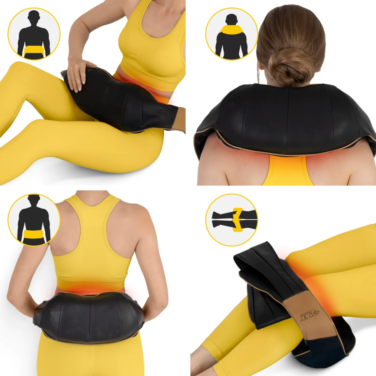 4FIZJO Masażer do karku i szyi SHIATSU ULTRA+ złoty Outlet