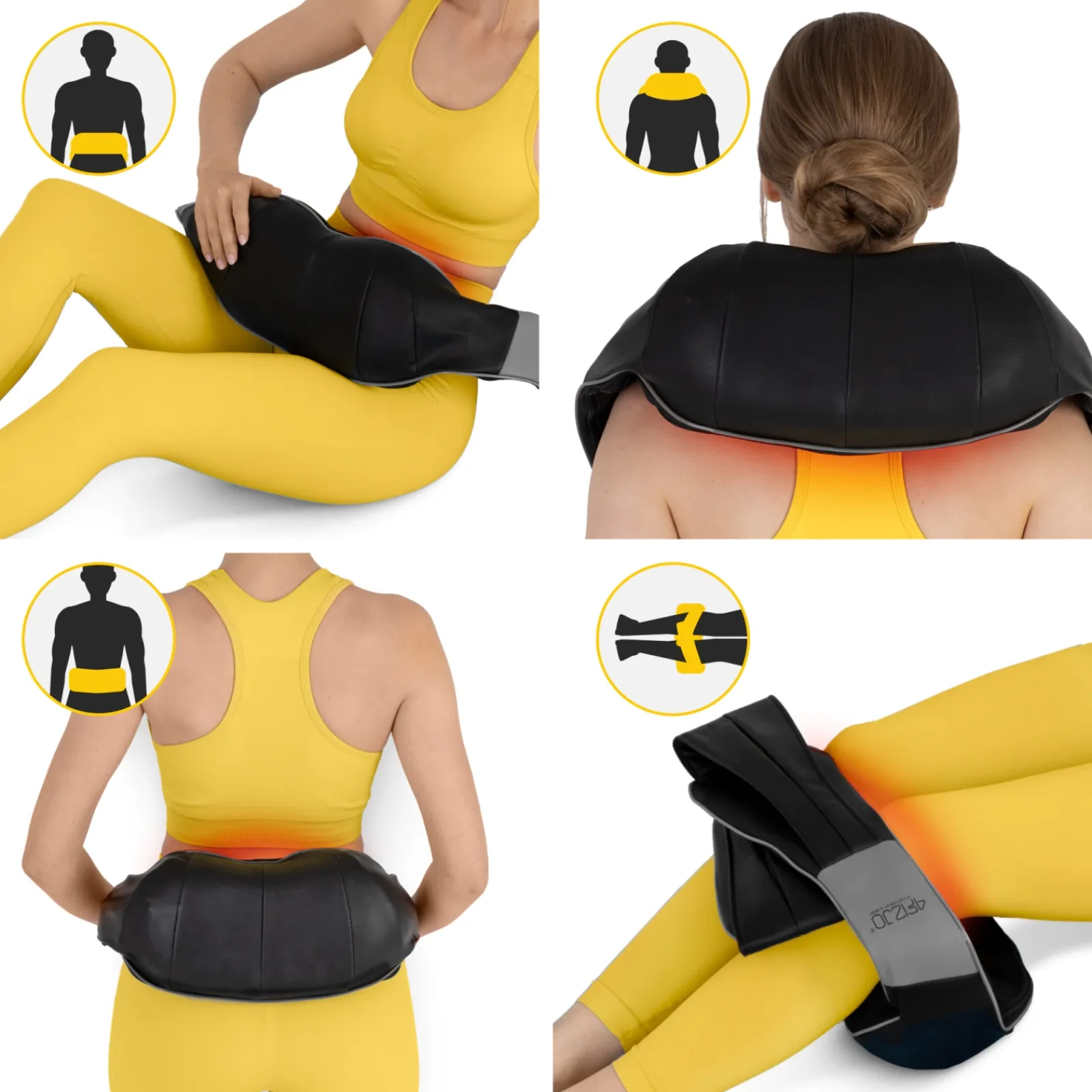 4FIZJO Masażer do karku i szyi SHIATSU ULTRA+ szary Best