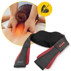4FIZJO Masażer do karku i szyi SHIATSU PRO+ wiśniowy