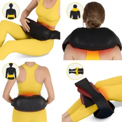 4FIZJO Masażer do karku i szyi SHIATSU PRO+ wiśniowy
