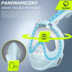 4FIZJO Maska do nurkowania dla dzieci TSUNAMI HIPPO Online