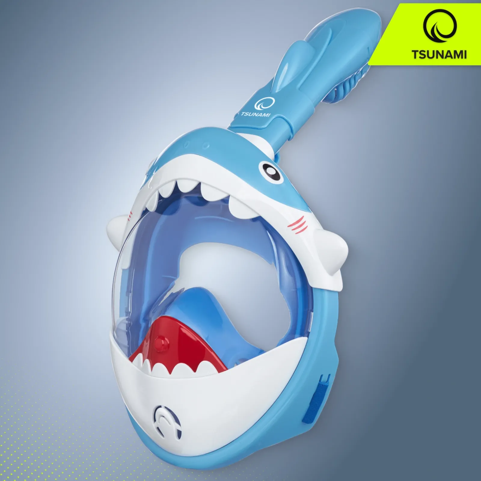 4FIZJO Maska do nurkowania dla dzieci TSUNAMI SHARK niebieska Best