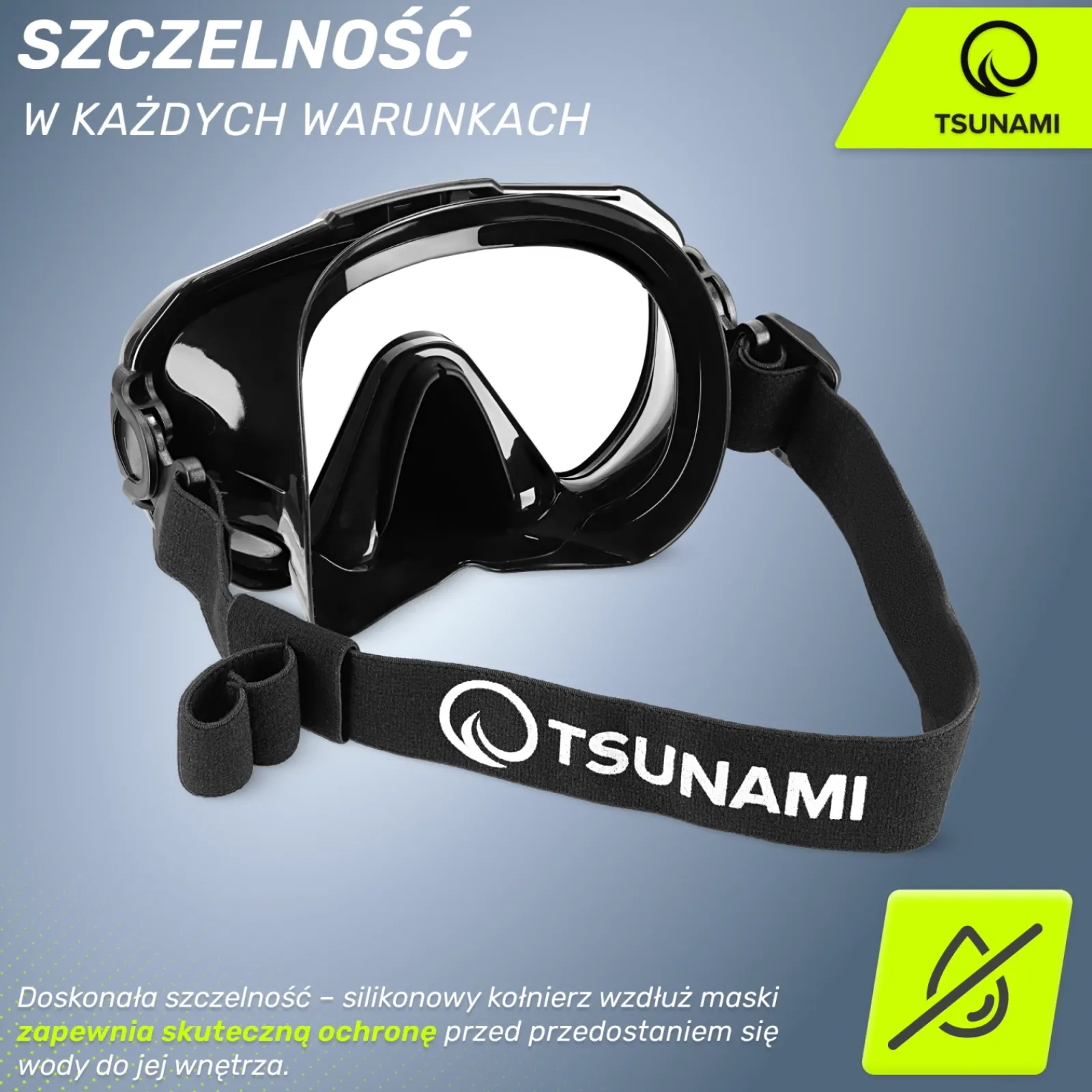 4FIZJO Maska do nurkowania i snorkelingu TSUNAMI Sale