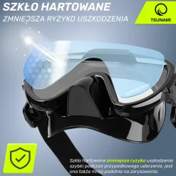 4FIZJO Maska do nurkowania i snorkelingu TSUNAMI Sale