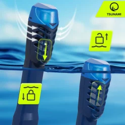 4FIZJO Maska do nurkowania pełnotwarzowa TSUNAMI PRO S/M Outlet