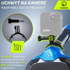 4FIZJO Maska do nurkowania pełnotwarzowa TSUNAMI PRO L/XL Outlet