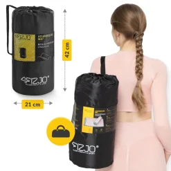 4FIZJO Mata do akupresury z poduszką klasyczna różowa