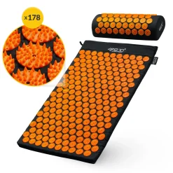 4FIZJO Mata do akupresury z poduszką klasyczna pomarańczowa Clearance