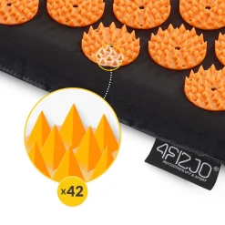4FIZJO Mata do akupresury z poduszką klasyczna pomarańczowa Clearance