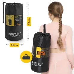 4FIZJO Mata do akupresury z poduszką klasyczna pomarańczowa Clearance
