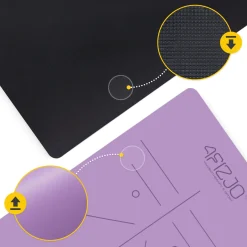 4FIZJO Mata do jogi i ćwiczeń antypoślizgowa 4 mm fioletowa Hot