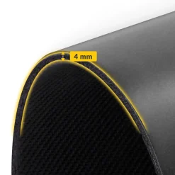 4FIZJO Mata do jogi i ćwiczeń antypoślizgowa 4 mm czarna Discount