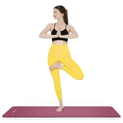 4FIZJO Mata do ćwiczeń fitness i jogi NBR 180 × 60 × 1,5 cm bordowa Online