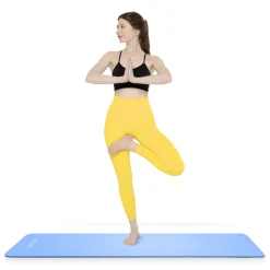 4FIZJO Mata do ćwiczeń fitness i jogi NBR 180 × 60 × 1,5 cm niebieska Hot