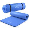 4FIZJO Mata do ćwiczeń fitness i jogi NBR 180 × 60 × 1,5 cm granatowa