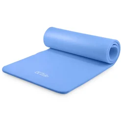 4FIZJO Mata do ćwiczeń fitness i jogi NBR 180 × 60 × 1 cm niebieska Niebieski Outlet