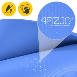 4FIZJO Mata do ćwiczeń fitness i jogi NBR 180 × 60 × 1 cm granatowa Granatowy Clearance