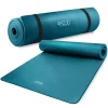 4FIZJO Mata do ćwiczeń fitness i jogi NBR 190 × 100 × 1,5 cm niebieska Sale