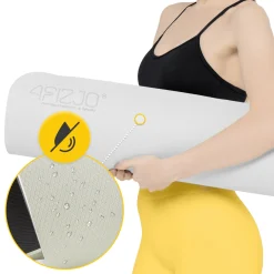 4FIZJO Mata do ćwiczeń i jogi antypoślizgowa TPE 1 cm szara Discount