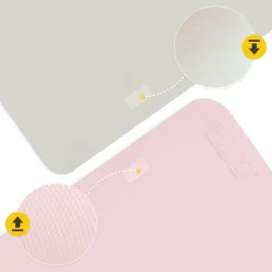 4FIZJO Mata do ćwiczeń i jogi antypoślizgowa TPE 0,6 cm różowa Clearance