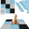 4FIZJO Mata edukacyjna dla dzieci puzzle 90 x 90 cm błękitna Outlet