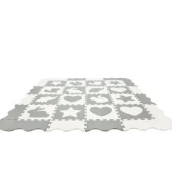 4FIZJO Mata edukacyjna dla dzieci puzzle 150 x 150 cm biała