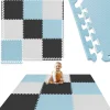 4FIZJO Mata edukacyjna dla dzieci puzzle 180 x 180 cm błękitna Online