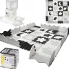 4FIZJO Mata edukacyjna dla dzieci puzzle 150 x 150 cm szara Best