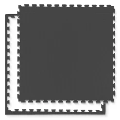 4FIZJO Mata ochronna piankowa PUZZLE na podłogę 100 x 100 cm szara Best