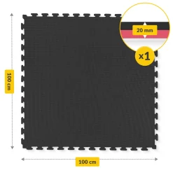 4FIZJO Mata ochronna piankowa PUZZLE na podłogę 100 x 100 cm czerwona Sale