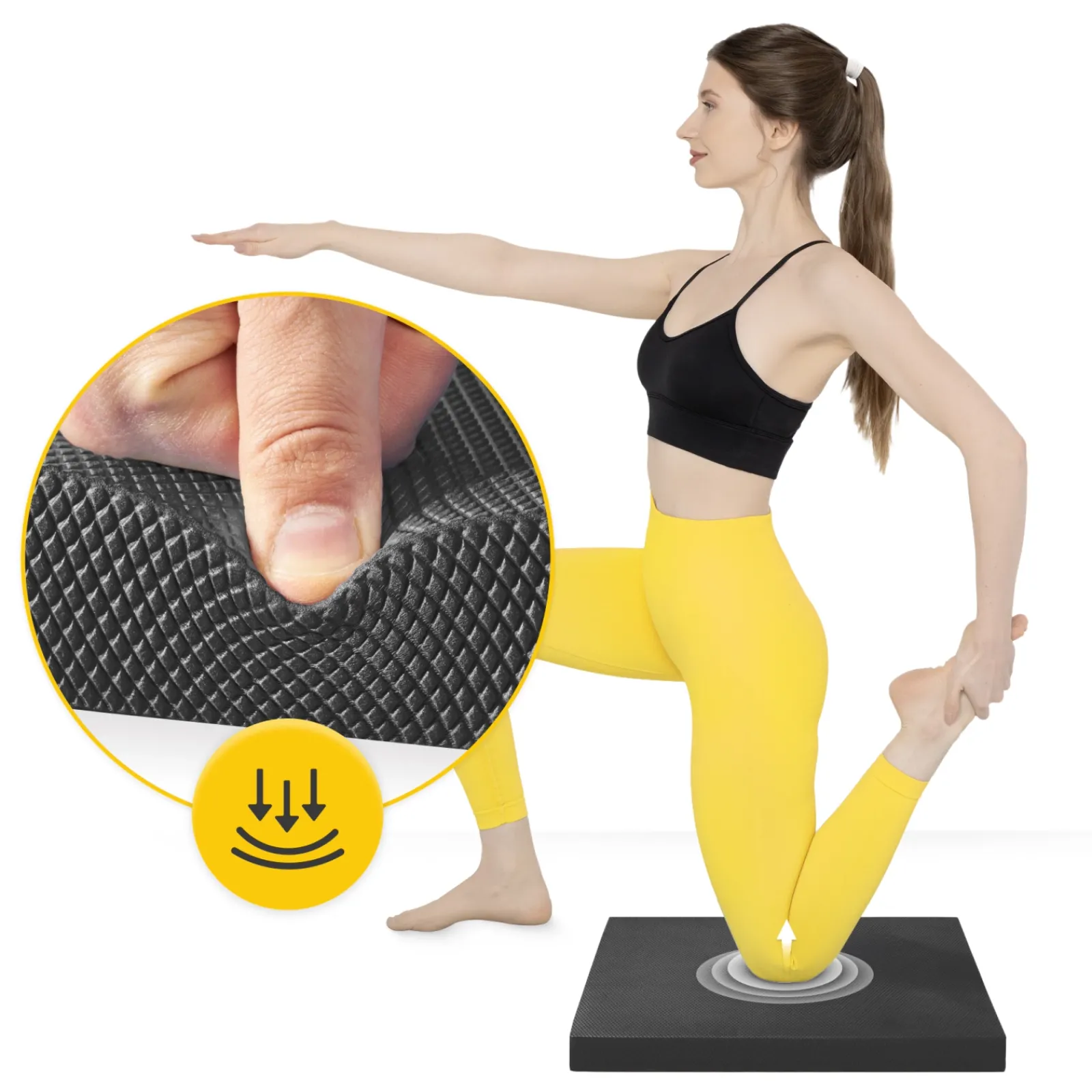 4FIZJO Mata równoważna Balance Pad czarna Discount
