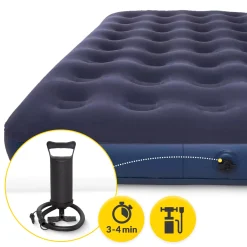 4FIZJO Materac dmuchany jednoosobowy Avenli 191 x 99 x 22 cm z pompką Outlet