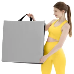 4FIZJO Materac gimnastyczny do ćwiczeń składany szary Discount
