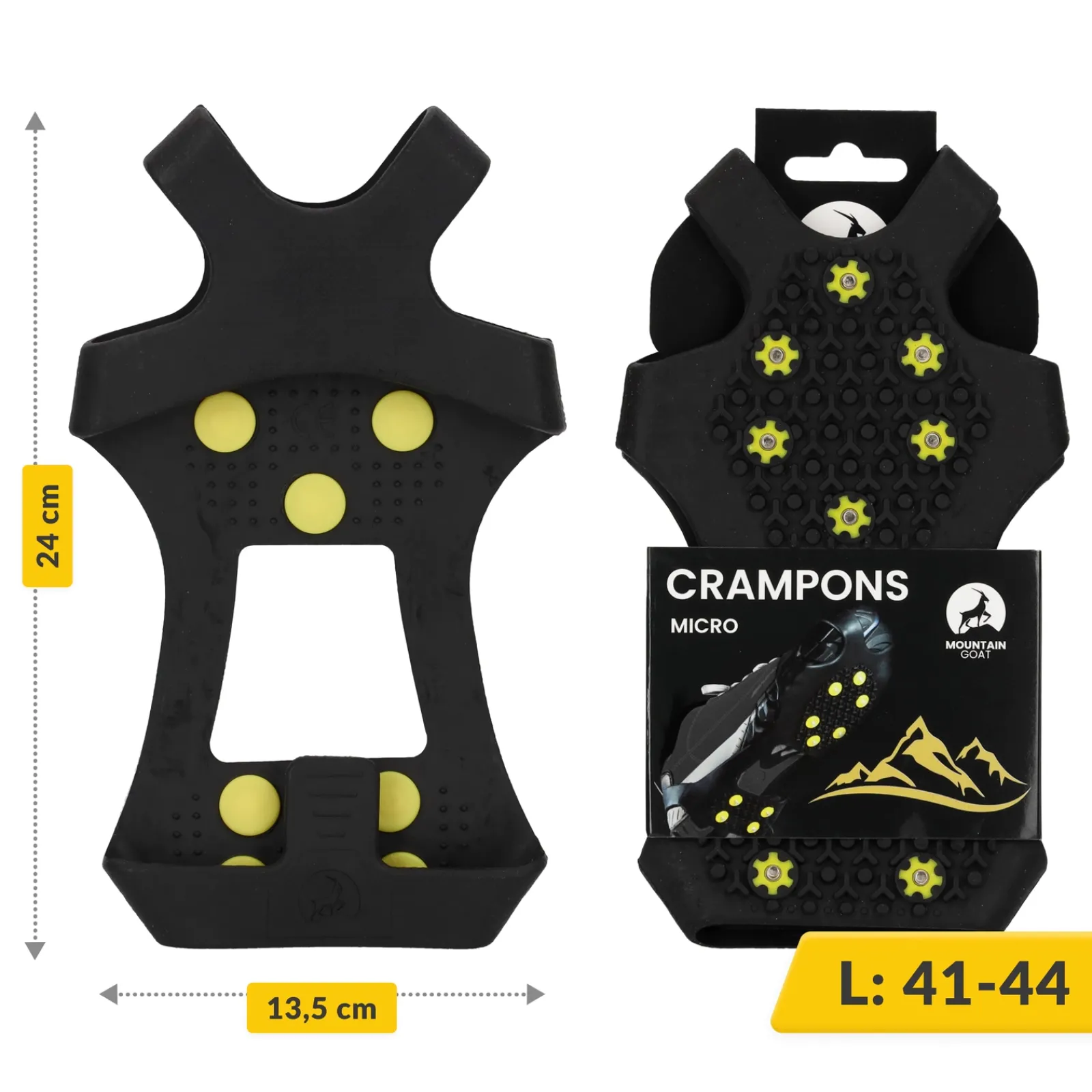 4FIZJO Nakładki antypoślizgowe na buty mini raczki L Hot