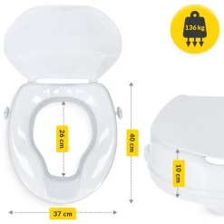 4FIZJO Nasadka toaletowa podwyższająca 10 cm Outlet