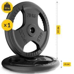 4FIZJO Obciążenie żeliwne 20 kg Outlet
