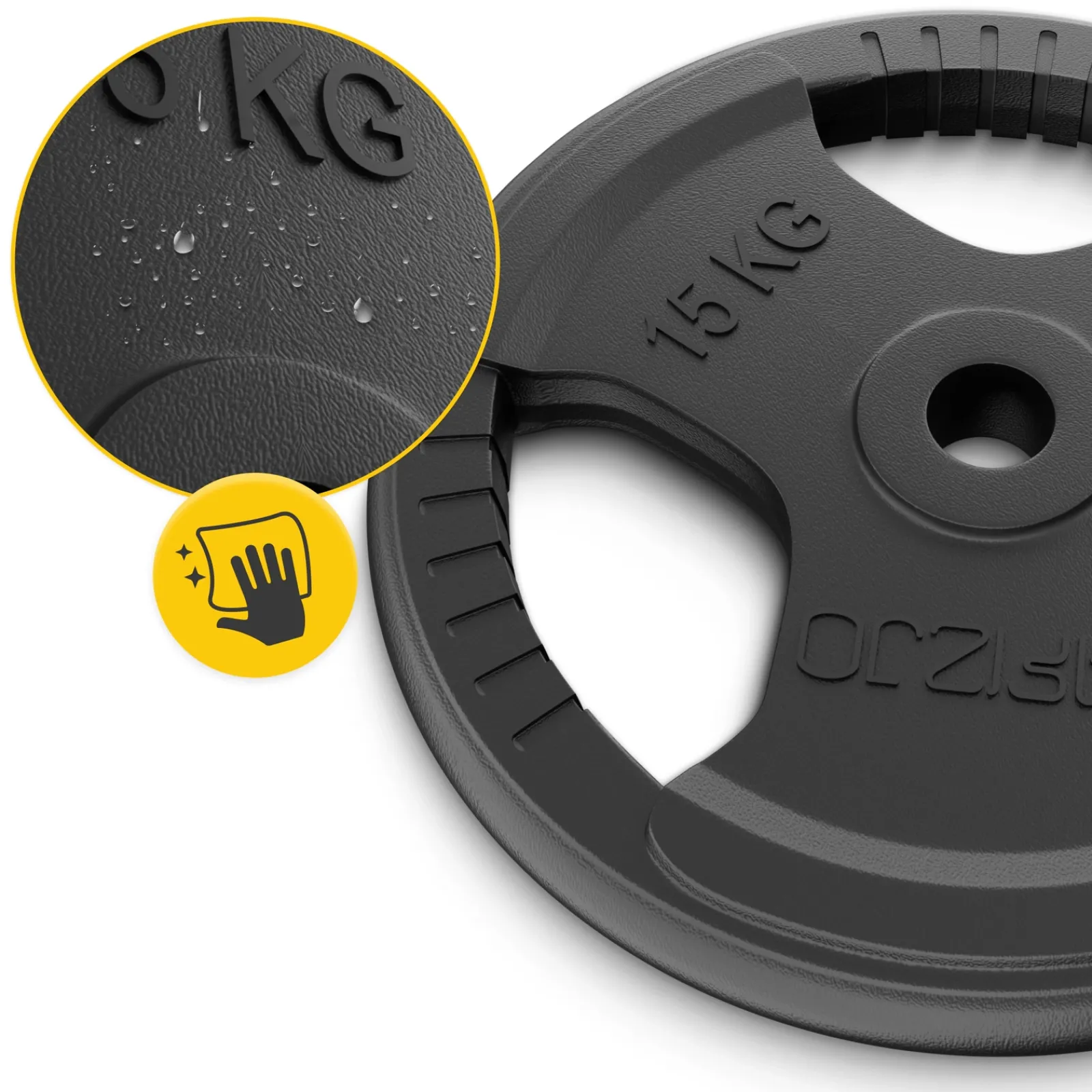 4FIZJO Obciążenie żeliwne 2 x 15 kg Outlet