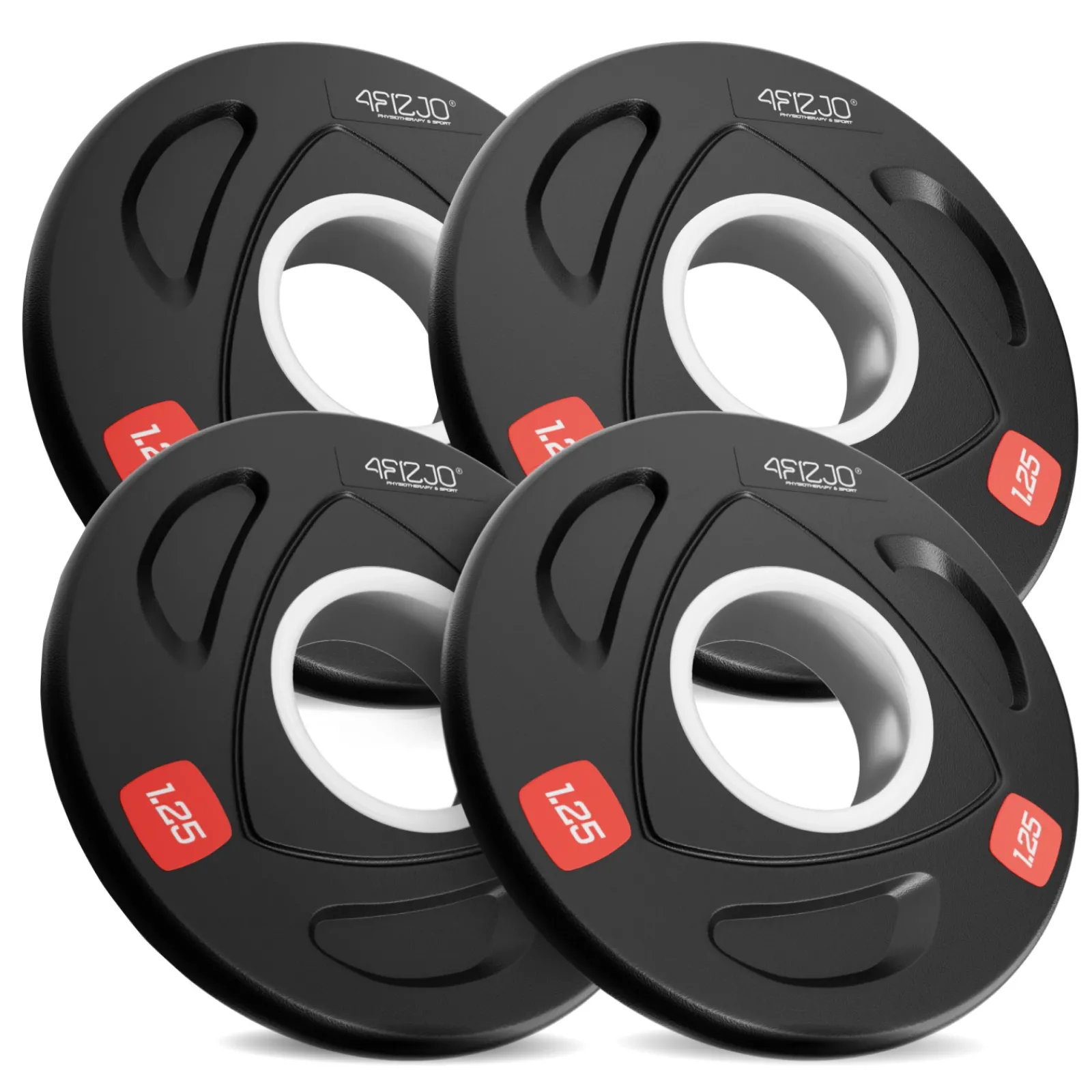 4FIZJO Obciążenie olimpijskie 4 x 1,25 kg Outlet
