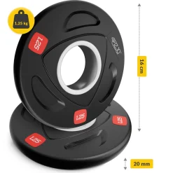 4FIZJO Obciążenie olimpijskie 4 x 1,25 kg Outlet