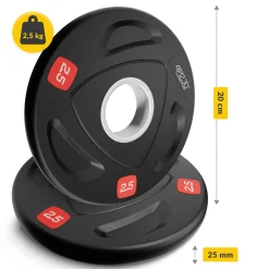 4FIZJO Obciążenie olimpijskie 2 x 2,5 kg New