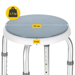 4FIZJO Obrotowy taboret pod prysznic Sale