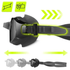 4FIZJO Okulary do pływania TSUNAMI czarne Discount