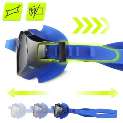 4FIZJO Okulary do pływania TSUNAMI niebieskie Discount