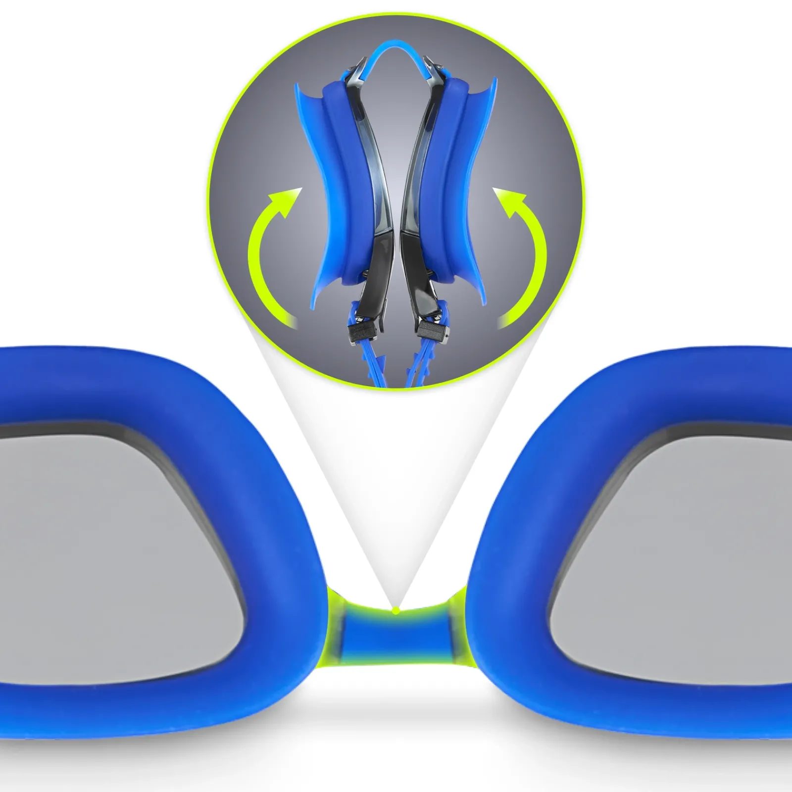4FIZJO Okulary do pływania TSUNAMI niebieskie Discount